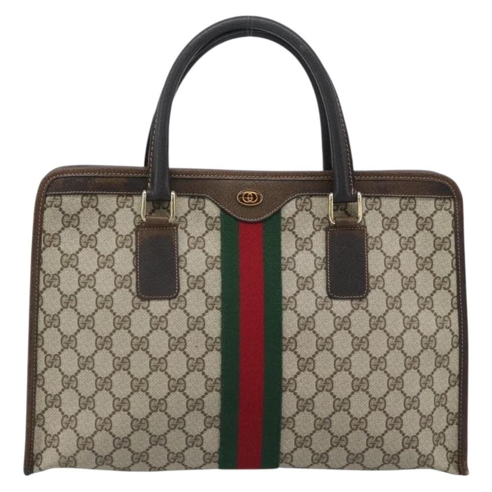 Gucci GG Supreme Web Handbag Beige